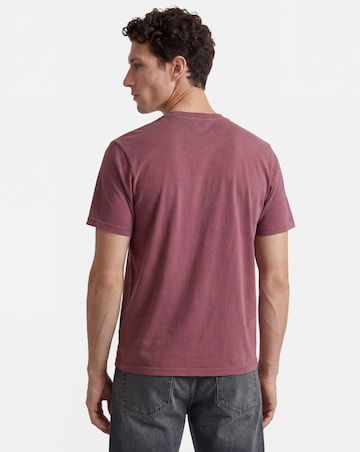 Union Garment Dyed T-Shirt- Burgundy
