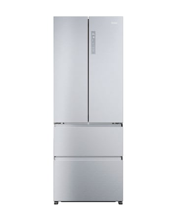 Haier HFR5719ENMG 70 FD Plain Door Refrigerator Silver + Install