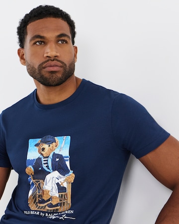 Polo Ralph Lauren Short Sleeve Bear Graphic T-Shirt - Navy