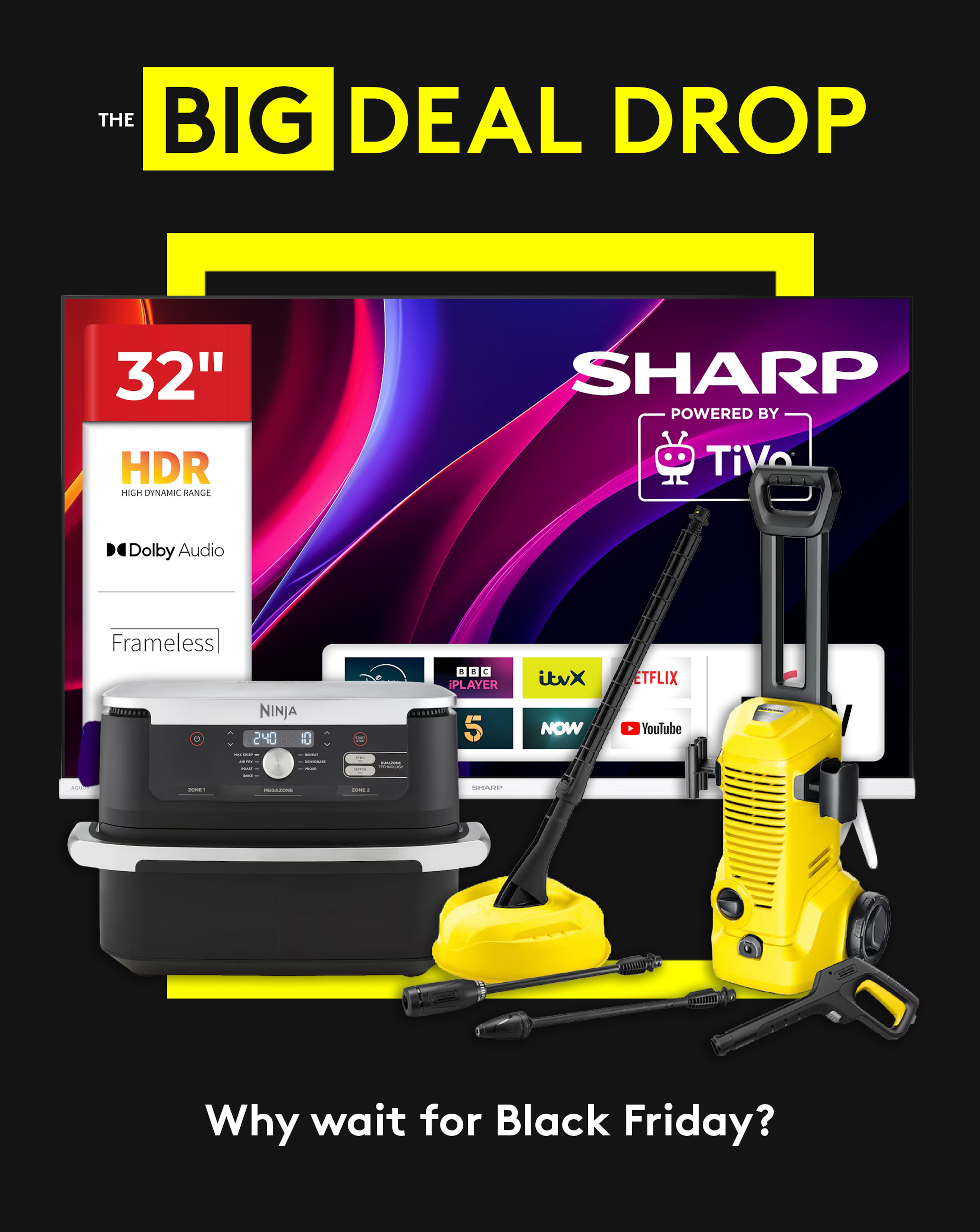 The Big Deal Drop. Why wait for Black Friday? Reduced items are pictured.