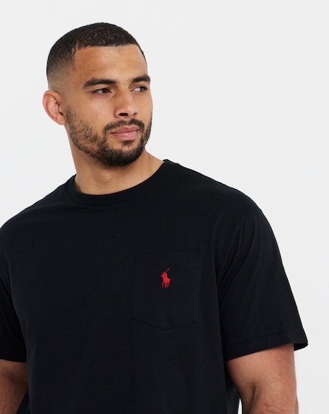 Polo Ralph Lauren Classic Short Sleeve Pocket T-Shirt - Black