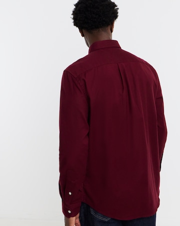 Tommy Hilfiger Flex Flannel Shirt - Burgundy