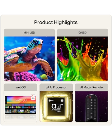 LG 75QNED7EB3C 75in QNED evo AI 4K Smart TV
