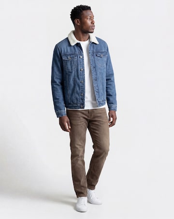 Union Borg Lined Denim Jacket