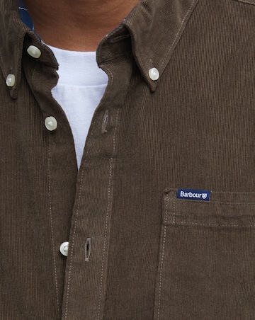 Barbour Ramsey Long Sleeve Tailored Cord Shirt - Brown