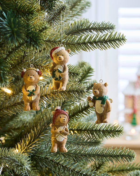 New In - Gisela Graham Bear Decorations