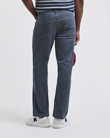 Union Blue Loose Fit Stretch Gabardine Jean