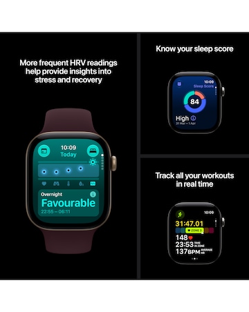 Apple Watch Series 12 GPS + Cellular 42mm - White Ceramic/Sand Sport Band - M/L
