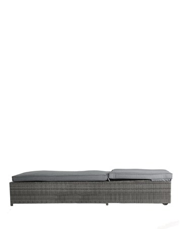 Charles Bentley Rattan Sun Lounger