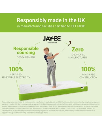Jay-Be Simply Kids Anti-Allergy Sprung Mattress - European Single