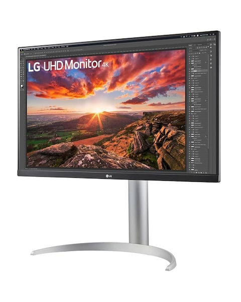 LG 27UP850K-W.AEK 27 Inch 4K UHD IPS HDR Monitor - Silver