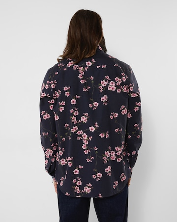 Joe Browns Oriental Bloom Print Shirt - Black