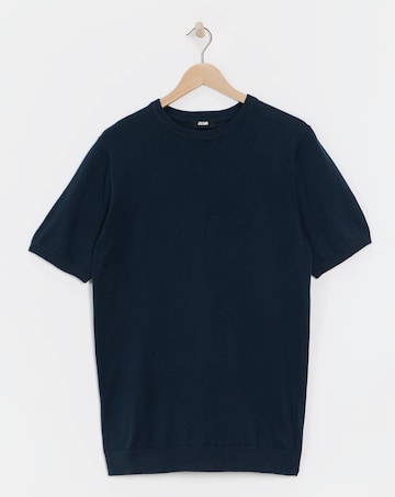 Navy Knitted Shirt