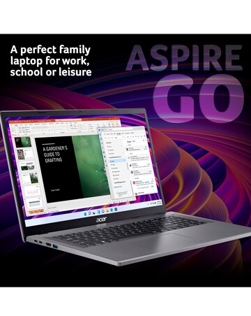 Acer Aspire Go 17.3in Laptop - Intel Core 3 8GB 128GB - Iron