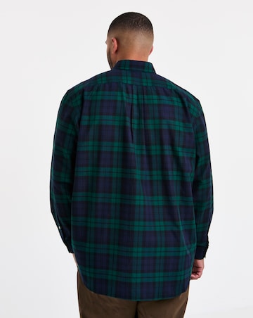 Polo Ralph Lauren Long Sleeve Check Oxford Shirt - Navy/Green