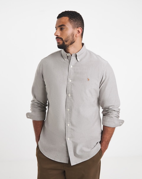 Polo Ralph Lauren Long Sleeve Classic Oxford Shirt - Brown