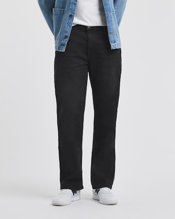 Union Loose Fit Stretch Jeans Blackwash