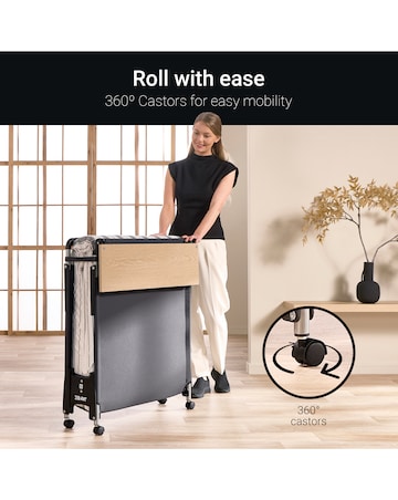 Jay-Be QE80 Quick Folding Bed with Comfort Mattress Single