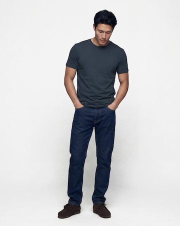 Pure Cotton Crew Neck T-Shirt- Navy