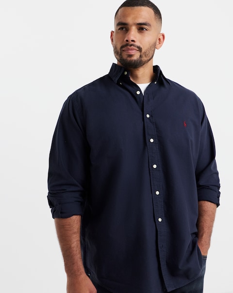 Polo Ralph Lauren Garment Dye Long Sleeve Oxford Shirt