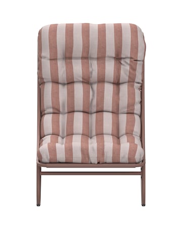 Charles Bentley Truffle Stripe Rocking Chair