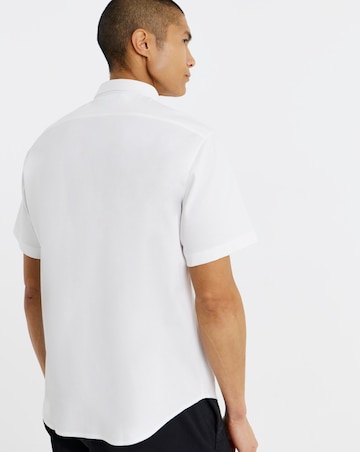 BOSS Short Sleeve Stretch Motion Shirt - White