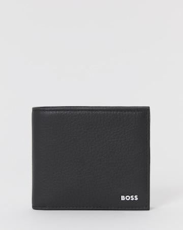 BOSS Wallet & Key Ring Gift Set - Black