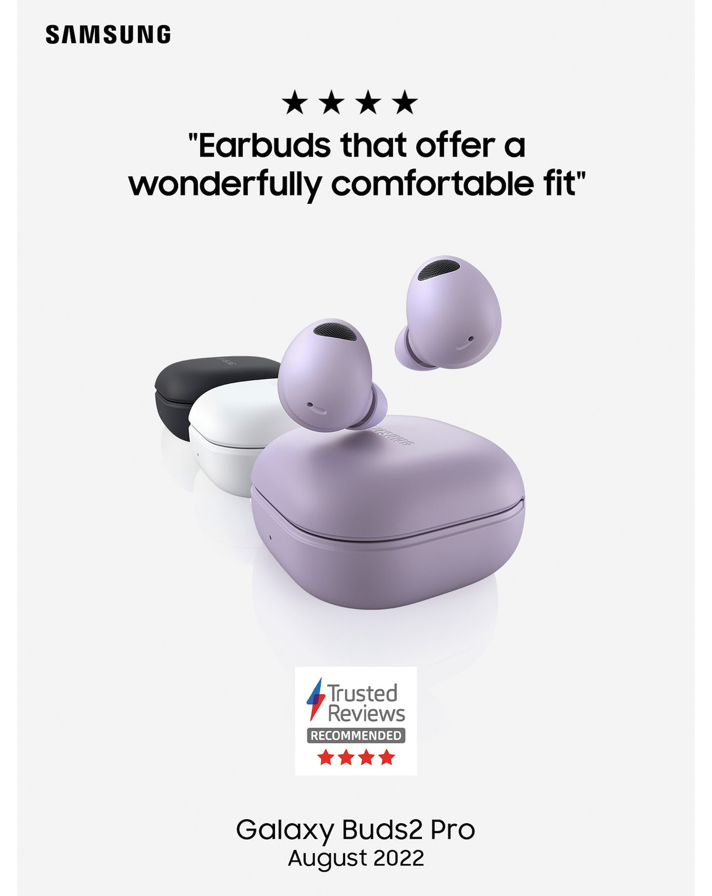 Samsung Galaxy Buds2 Pro Wireless Earbuds - Bora Purple | Jacamo