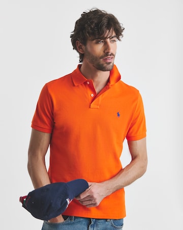 Polo Ralph Lauren Classic Short Sleeve Polo Shirt - Orange