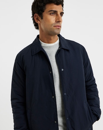 Navy Shower Resistant Lightweight Padded Jacket
