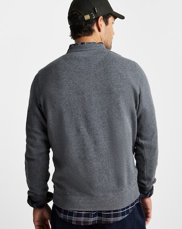 Barbour Prep Logo Crew Neck Sweatshirt - Grey Marl