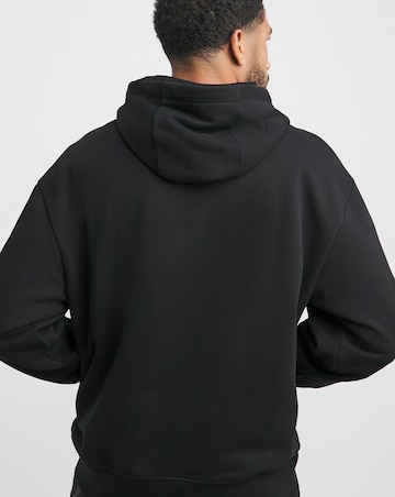 BOSS Black Embroidered Logo Hoodie