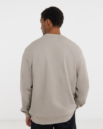 VANS Blocked Box Loose Crewneck Sweatshirt