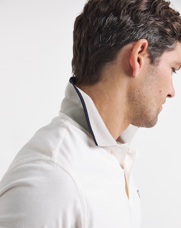 Barbour Short Sleeve Cornsay Jersey Polo Shirt - White