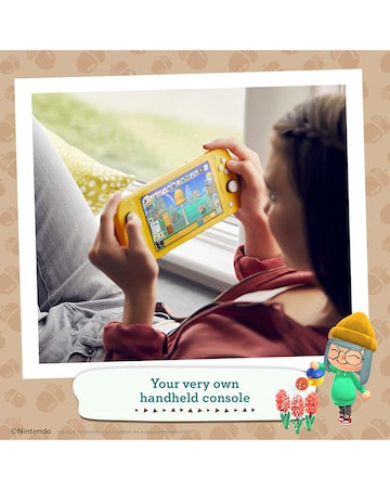 Nintendo Switch Lite Blue + Animal Crossing New Horizons bundle