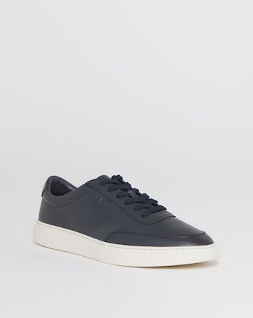 Boss Kieran Leather Sneaker - Dark Blue