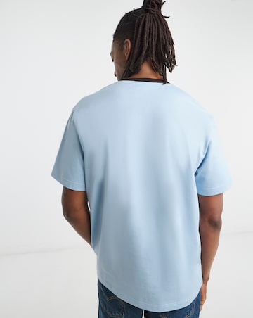 Lacoste Short Sleeve Ringer T-Shirt - Light Blue