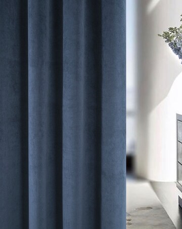 Oxford 100% Blackout Pencil Pleat Velvet Curtain