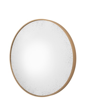 Gallery Yardley Convex Round Mirror Bronze 600mm