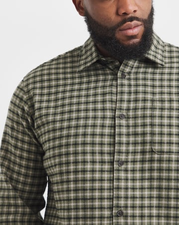 Jack & Jones James Check Shirt Olive