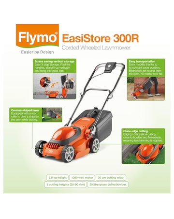 Flymo EasiStore 300R Electric Rotary Lawnmower