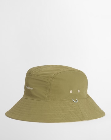 Barbour Festival Reversible Bucket Hat - Olive