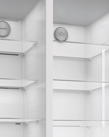 Hotpoint HPG26583WXP4UK Dual No Frost American Fridge Freezer - Silver