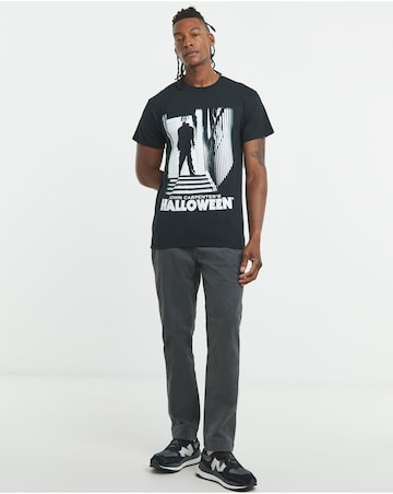 Halloween Horror Movie T-Shirt - Black