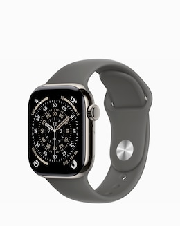 Apple Watch Series 11 GPS + Cellular 46mm - Stone Grey Sport Band - M/L