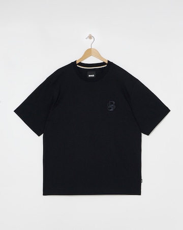BOSS Short Sleeve Black BB Embroidered T-Shirt