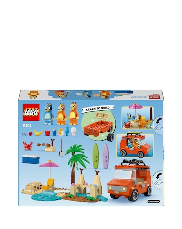 LEGO Bluey: Bluey's Beach & Family Car Trip 11202