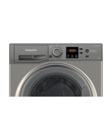 Hotpoint Anti-Stain NSWM 846 GG UK 8kg, 1400rpm Washing Machine - Graphite