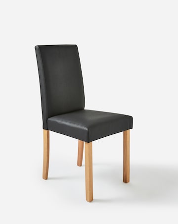 Julipa Ashford Table with 4 Ava Faux Leather Chairs