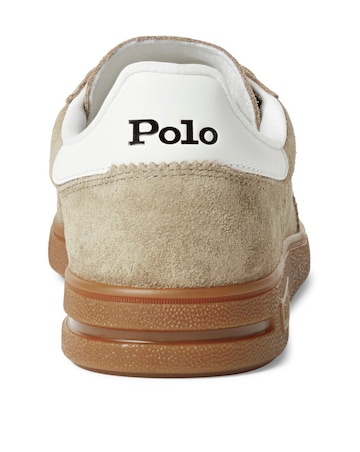Polo Ralph Lauren Bedford Suede Trainers - Beige
